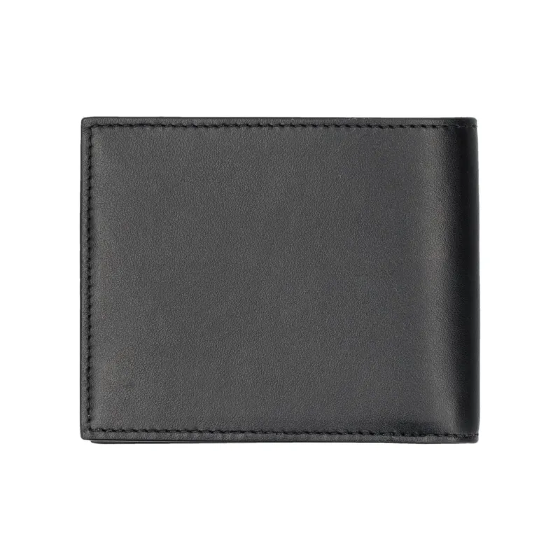 OFF WHITE Quote Bookish Bifold Wallet Black-1