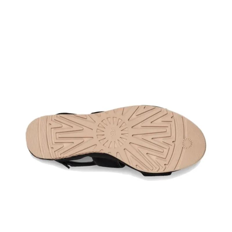UGG One Strap Sandals Women's Black-3