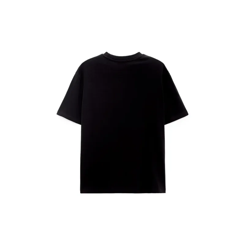 ZARA Drop Shoulder Sleeve T Shirt Women's Black-1