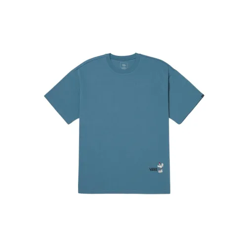 Vans CHICKEN WAFFLE T-Shirts Men Blue Stone