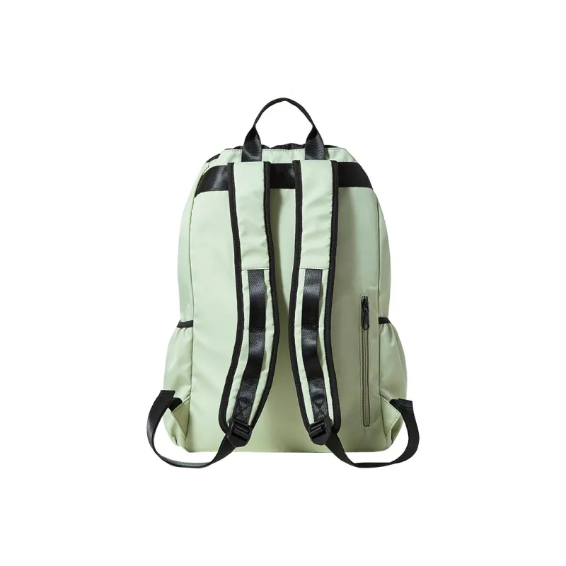 Miffy Nylon Fabric Backpack Large Size Women's Ecru/Green-7