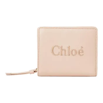 Chloe Bright Calfskin Wallet Women's Pink