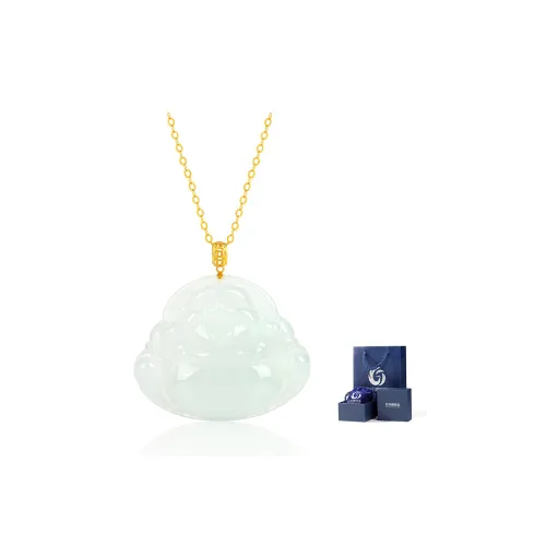 Yi Zhen Ge Glutinous Jade Jadeite Pendants Unisex