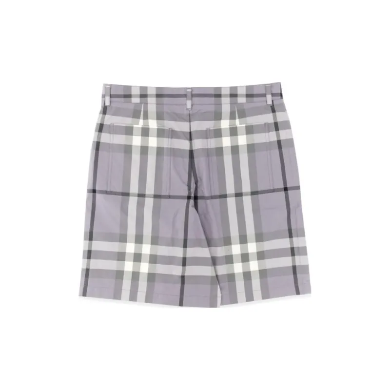 Burberry Check Pattern Bermuda Shorts-1