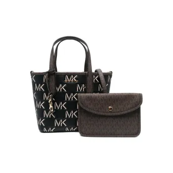MICHAEL KORS Calfskin Tote Bag, Shopping Bag, Shoulder Bag, Handbag Women's Black