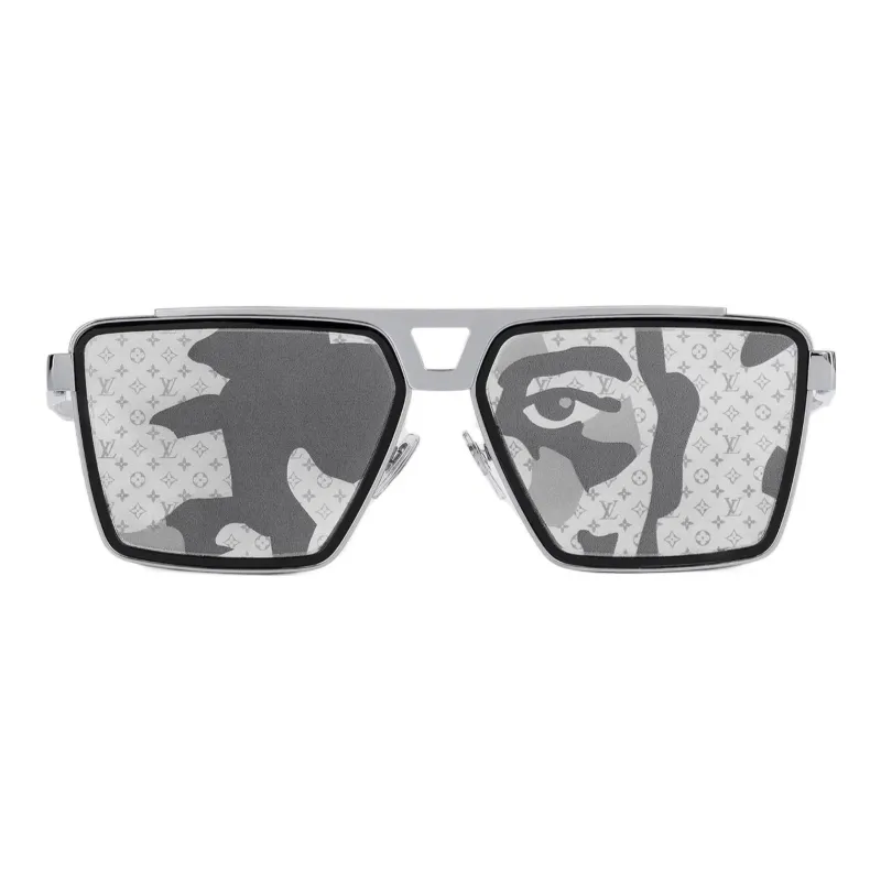 LOUIS VUITTON 1.1 Evidence Metal Square Sunglasses-1