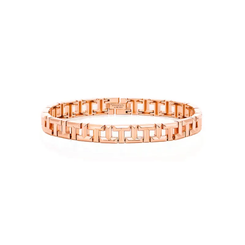 TIFFANY & CO. 18K Rose Gold Bracelets Men's-0