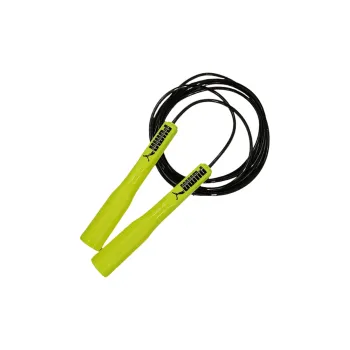 PUMA Fitness Training Mechanical Counting Jump Ropes Fitness Crowd Material, Polyurethane Cord 2.7m Neon Yellow