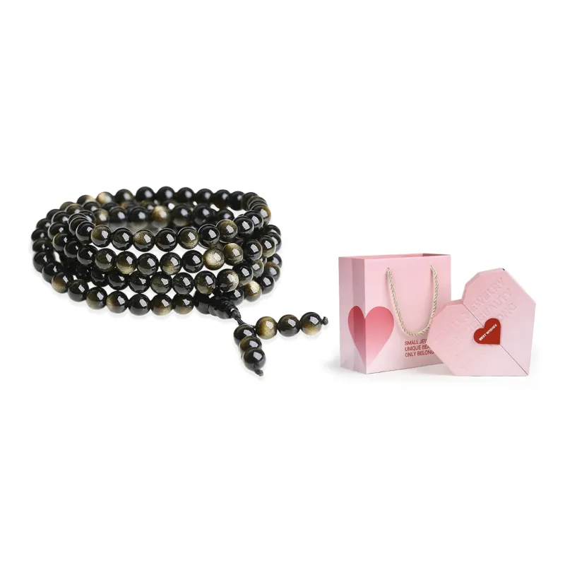MISS TOOYA Obsidian Bracelets Unisex-6