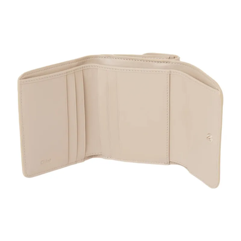 Chloe Bright Calfskin Wallet Small Size Women's Light Pink-2