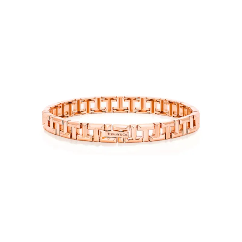 TIFFANY & CO. 18K Rose Gold Bracelets Men's-1