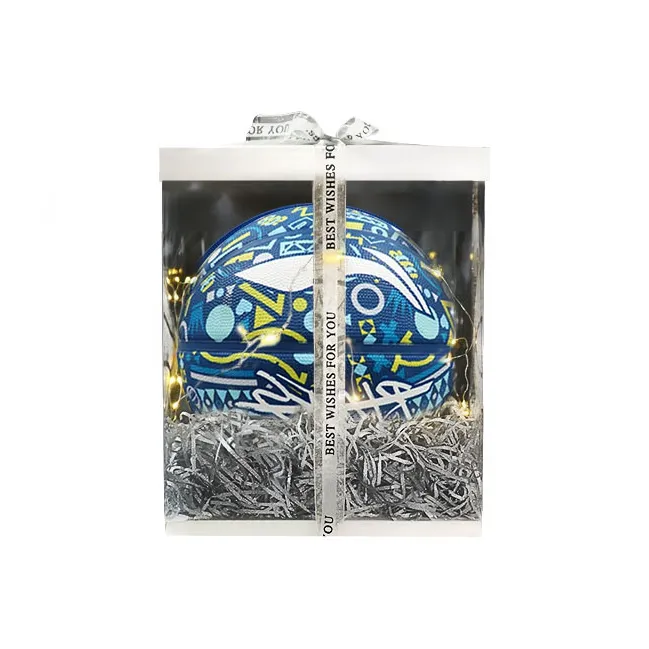 LiNing Rubber Basketball Blue Size 7 Training Unisex-5