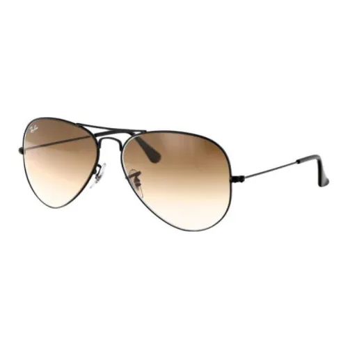 RayBan Metal Aviator Sunglasses Unisex Black