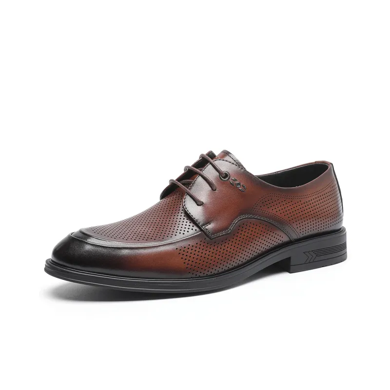 TRUMPPIPE Dress Shoes Men's Light Brown-1