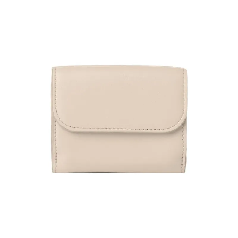 Chloe Bright Calfskin Wallet Mini Women's Pink-1