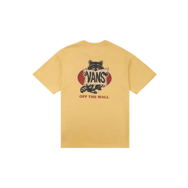 Vans Drop Shoulder Sleeve T Shirt Unisex Yellow-1