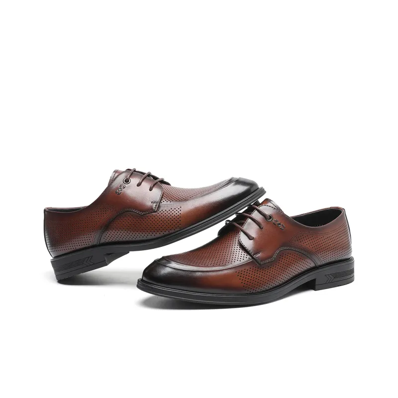TRUMPPIPE Dress Shoes Men's Light Brown-2
