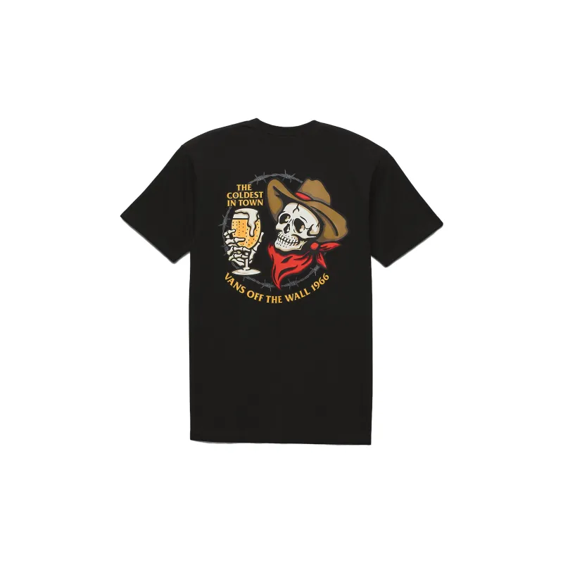 Vans Coldest In Town T-Shirts Unisex Black-1