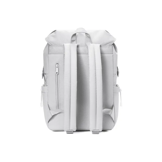 MR.ACE HOMME Polyester Laptop Backpack Regular Unisex Light Purple Gray-7