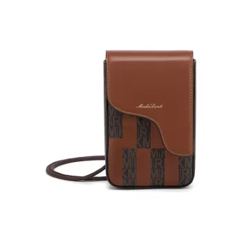 MashaLanti PVC Crossbody Bag Shoulder Bag Cell Phone Pouch Mini Women's Blue & Black/Coffee & Brown