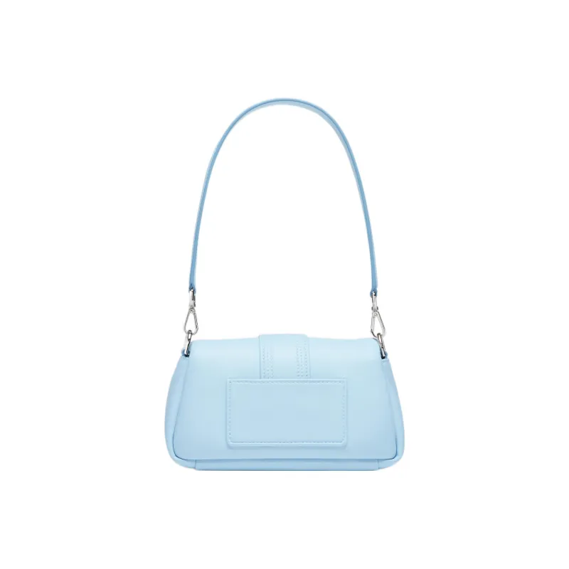 Jacquemus Lambskin Shoulder Bag Regular Women's Light Blue-2