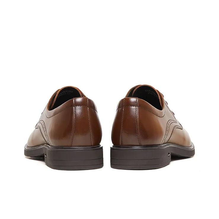 CAMEL Dress Shoes Men Low Top Black/Brown-10