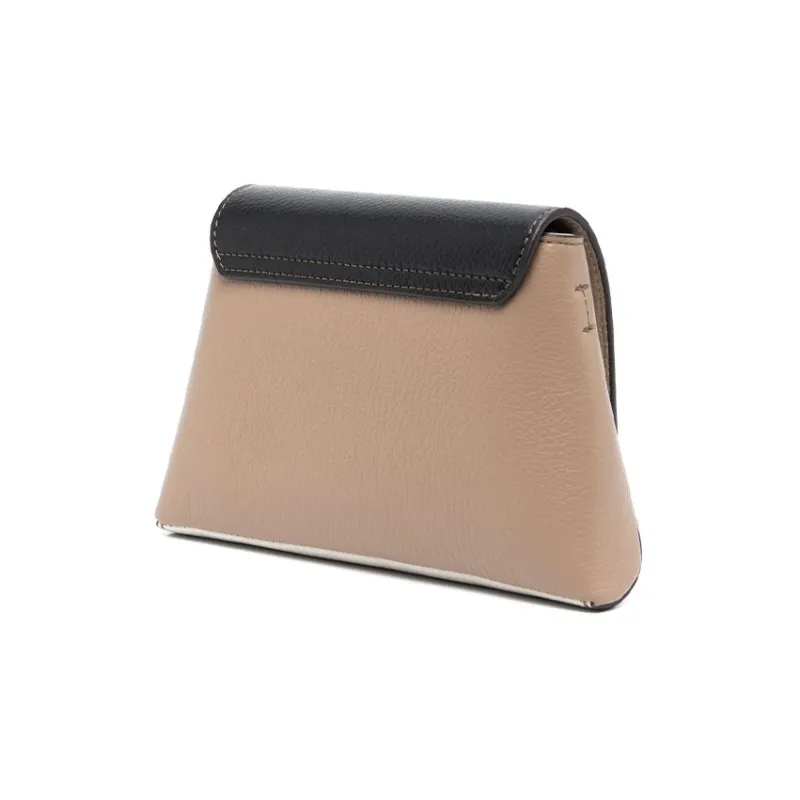 Furla Calfskin Shoulder Bag Crossbody Bag Regular Women's White/Beige/Black-1