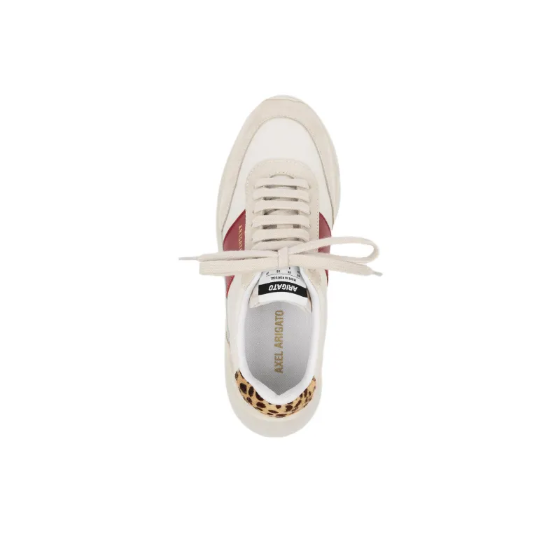 Axel Arigato Genesis Vintage Low Top Casual Shoes Women's Beige Red-3