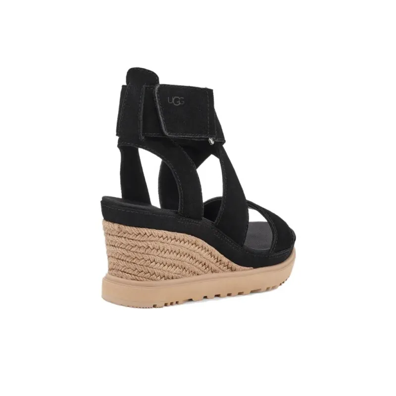 UGG One Strap Sandals Women's Black-1