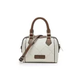 Teenie Weenie PU Leather Pillow Bag Boston Bag Crossbody Bag Small Size Women's Brown