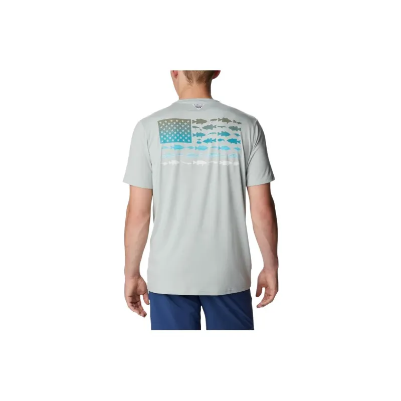 Columbia T Shirts Men Cool Green-1