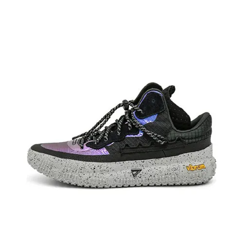 BRANDBLACK 희귀 금속 II 캐주얼 신발 로우탑 블랙 퍼플 남성