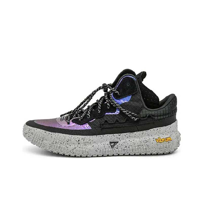 BRANDBLACK Rare Metal II Slip-Resistant Low-Top Casual Shoes Men's Black Purple-0