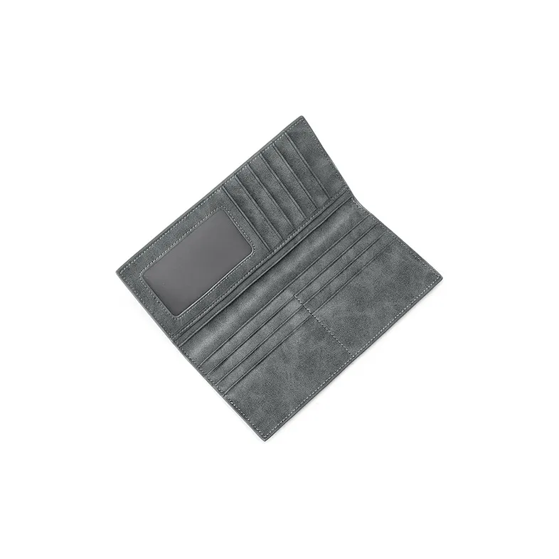 MashaLanti Synthetic Leather Wallet Regular Men's Gray With Coffee-4