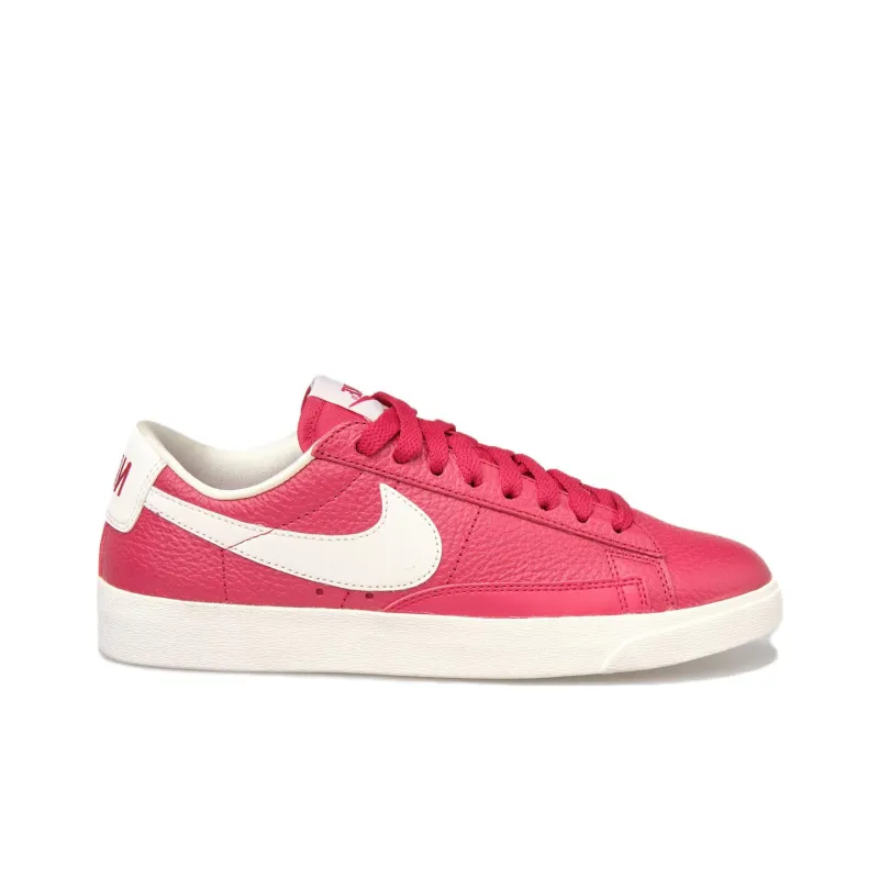 Nike Blazer Low Premium Slip-Resistant Coverage Low-Top Skateboard Shoes Women's Red White-1