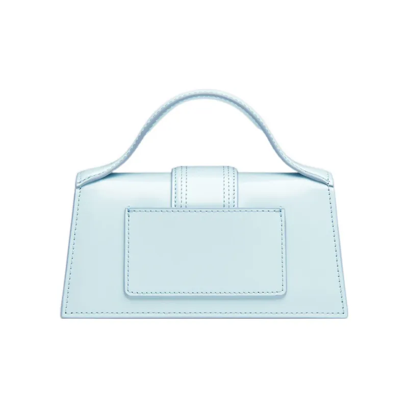 Jacquemus Le Bambino Cow Leather Shoulder Bag, Crossbody Bag, Handbag Small Size Women's Light Blue-2