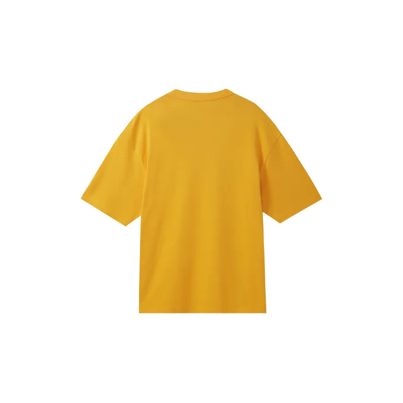 Jordan Wordmark T Shirts Men Yellow-1