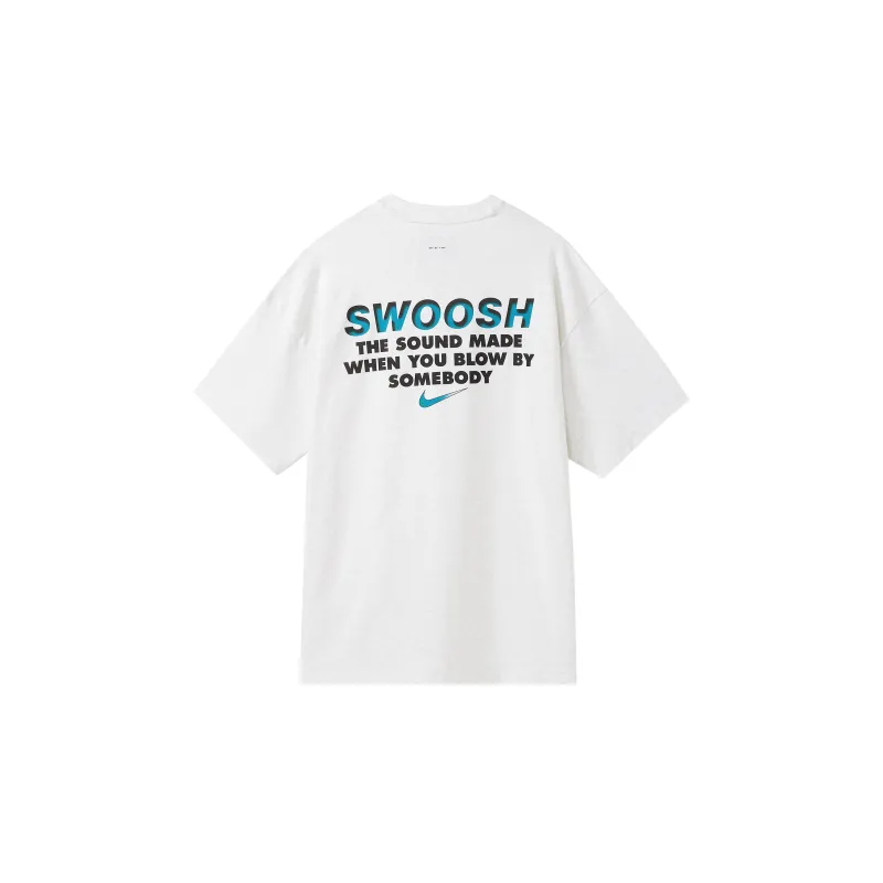 Nike Drop Shoulder Sleeve T-Shirt Unisex White-1