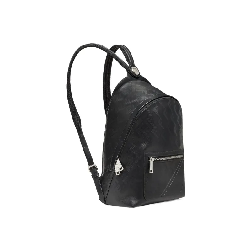 FENDI Calfskin Backpack Men's Black-1