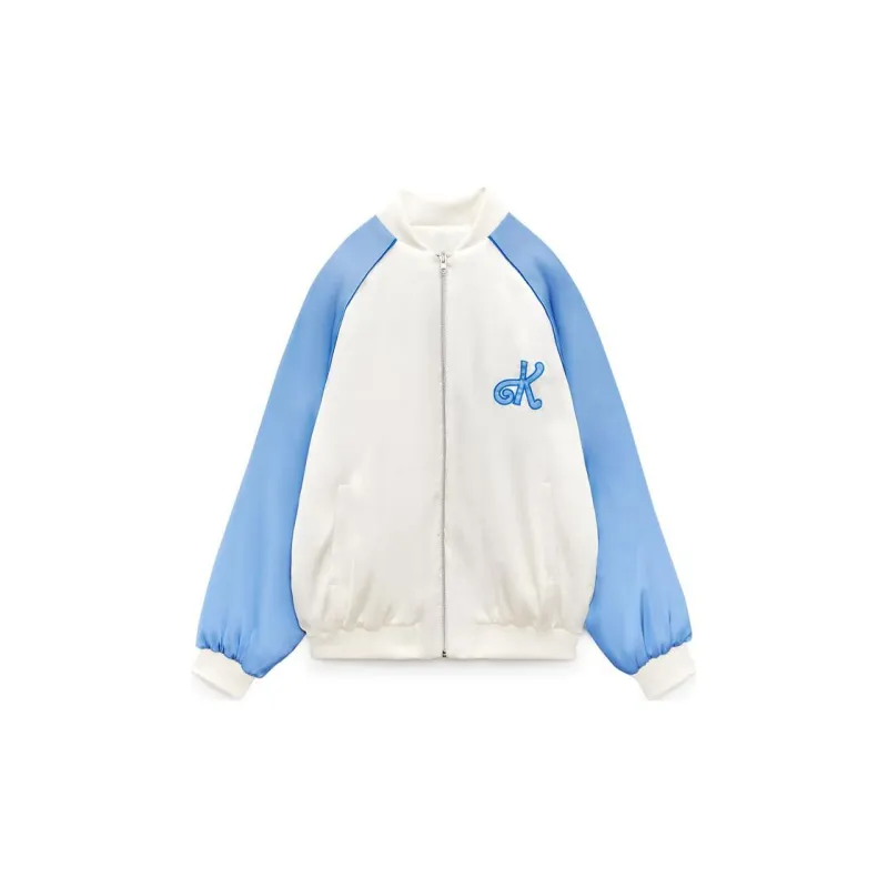 Barbie X ZARA X Barbie Co brand Jackets Women's White-2