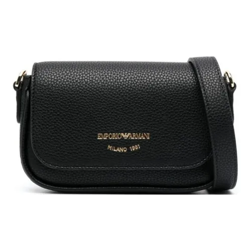 EMPORIO ARMANI Polyester Portable Crossbody Bag, Shoulder Bag Women's Black