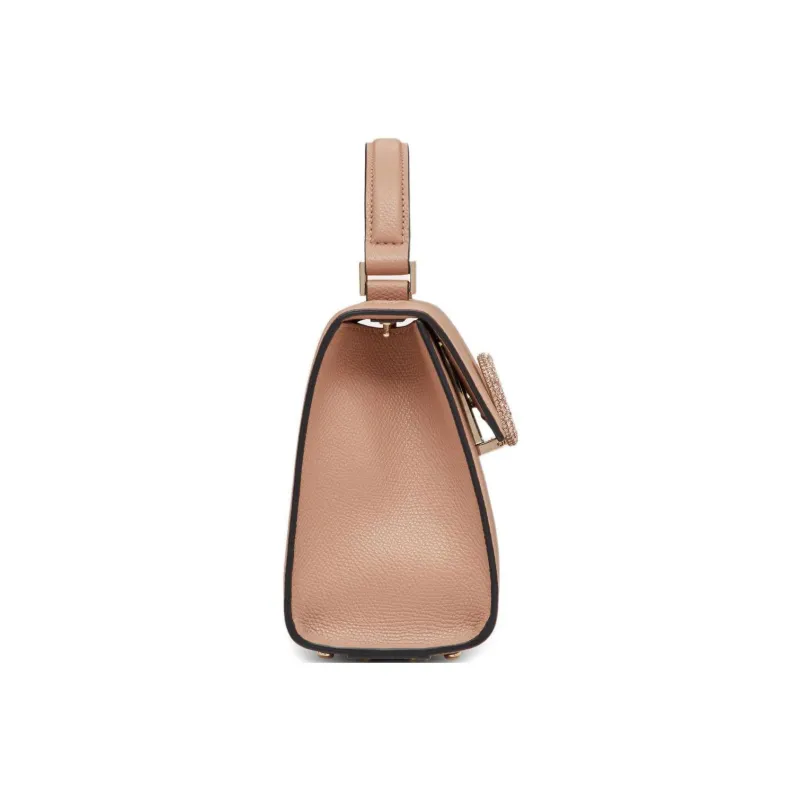 Valentino VSLING Embroidery Shoulder Bag Crossbody Bag Handbag Small Size Women's Cinnamon Pink-1