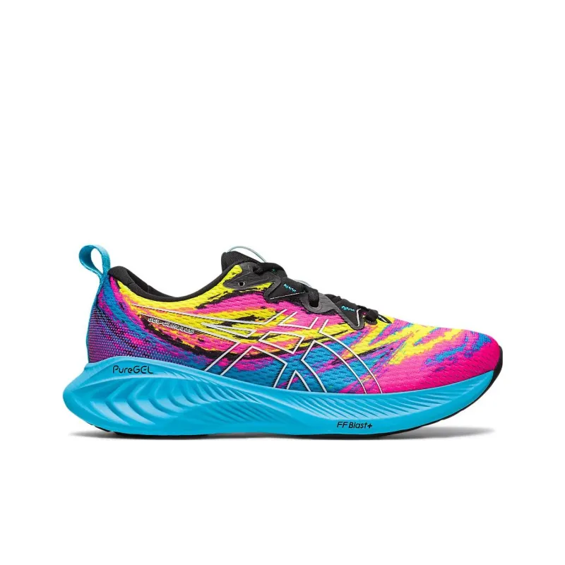 Asics Gel Cumulus 25 Aquarium Pink Vibrant Yellow Women's-1