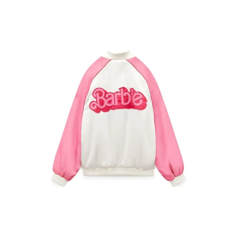 Barbie X ZARA X Barbie Co brand Jackets Women's White-1