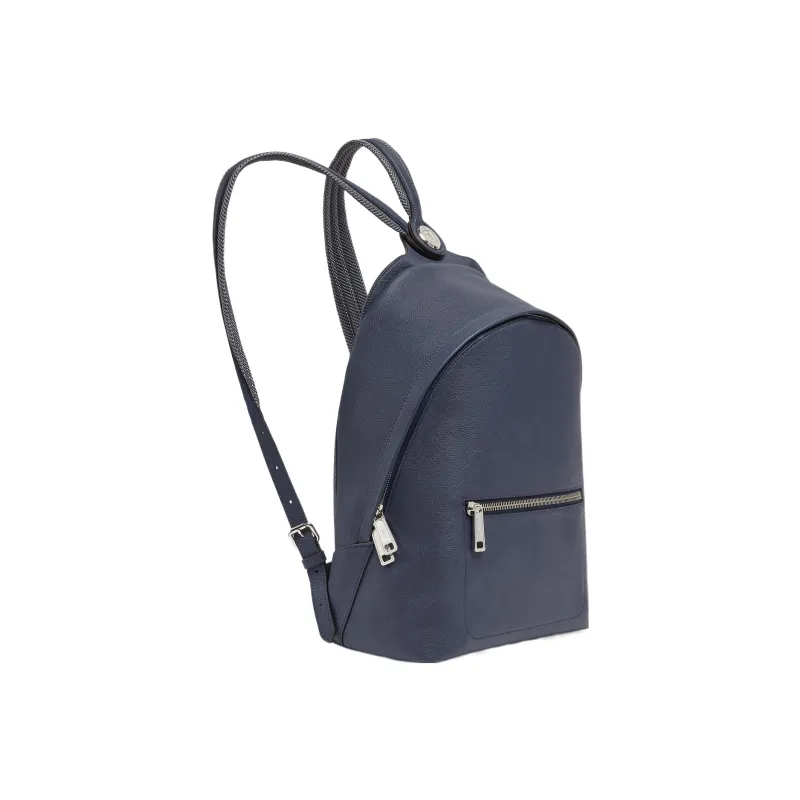 FENDI Calfskin Backpack Men's Dark Blue-1