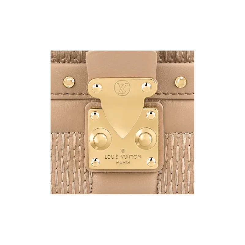 LOUIS VUITTON Pochette Troca Damier Quilt Cashmere Beige-4