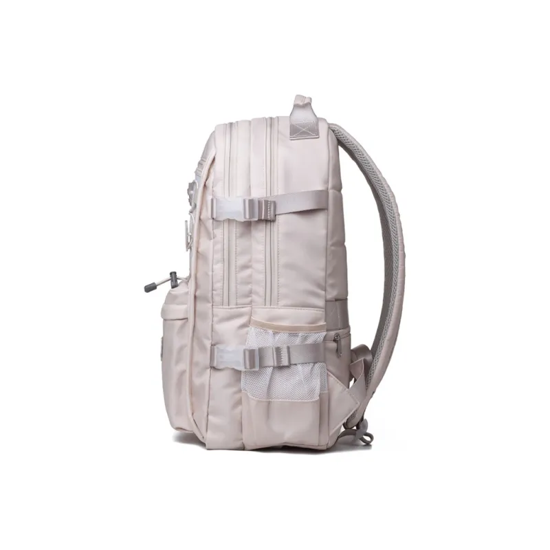 COWBONE Nylon Laptop Backpack Medium Size Unisex Ecru-2