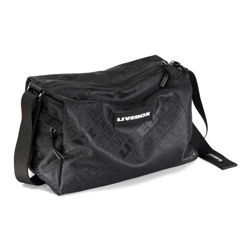 LIVEBOX EN DIRECT Nylon Fabric Gym Bag Shoulder Bag Crossbody Bag Medium Size Men's Multicolor