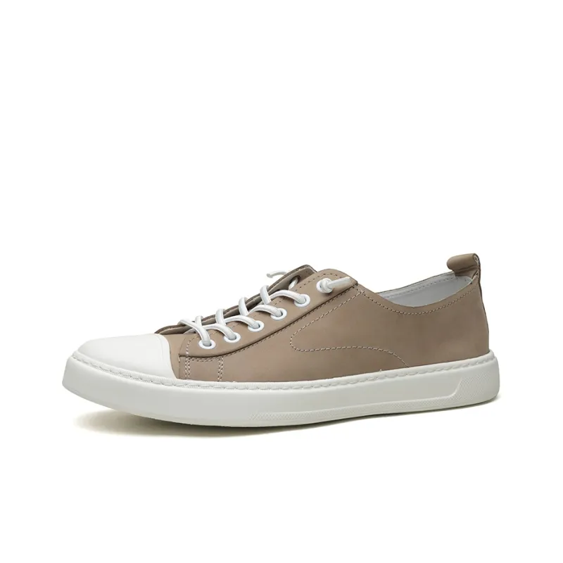CHARRIOL Low-Top Skateboard Shoes Men's Light Gray-1