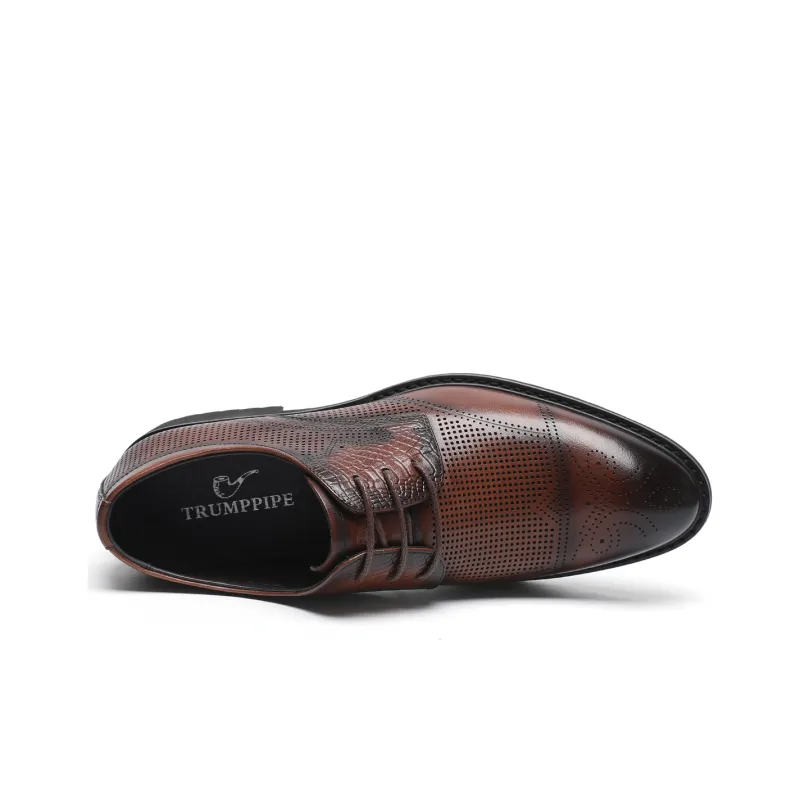 TRUMPPIPE Dress Shoes Men's Light Brown-3
